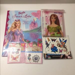 Set Barbie Photo Album, Book and Tattoos